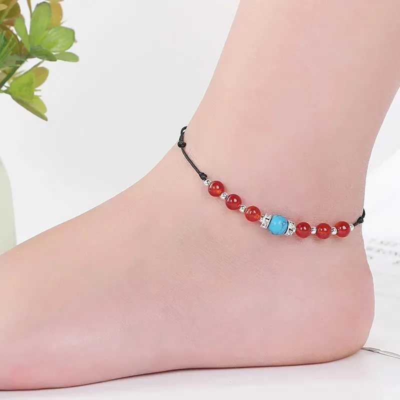 Magnet Anklets for Women Men Owl Animals Stone Magnetic Therapy Bracelets Anklet Pain Relief Slimming Health Jewelry