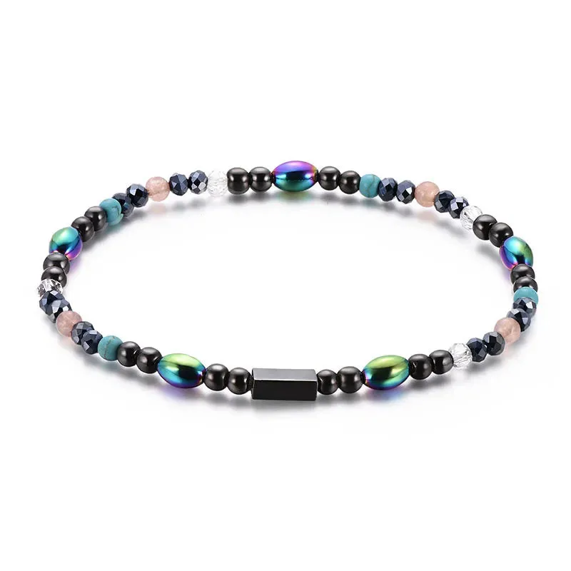 Magnet Anklets for Women Men Owl Animals Stone Magnetic Therapy Bracelets Anklet Pain Relief Slimming Health Jewelry