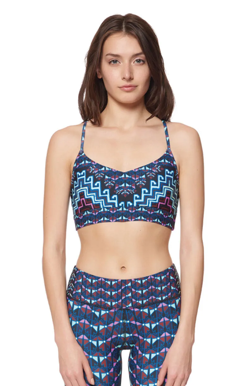 Mara Hoffman Active Cross Back Sports Bra