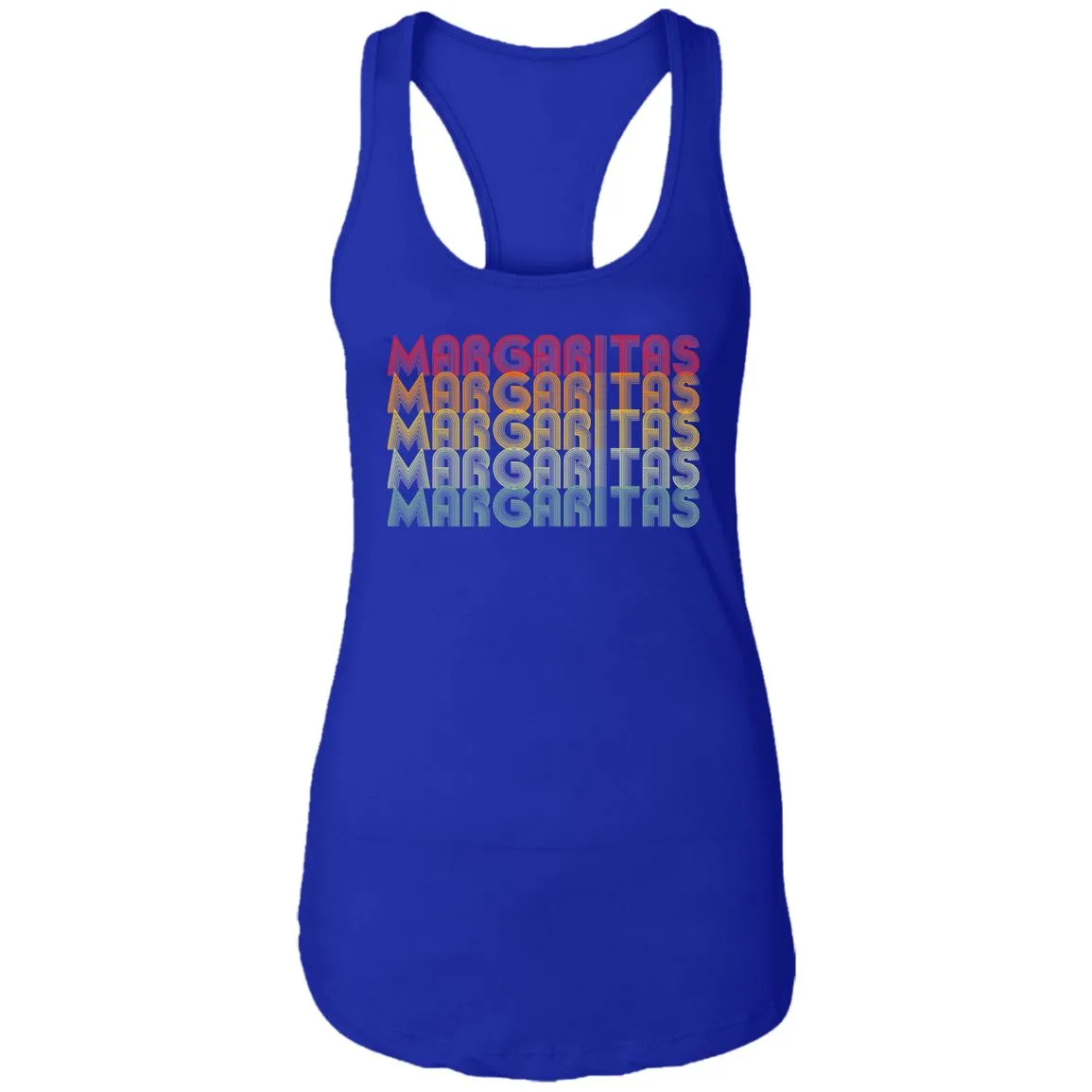 Margaritas - Margaritas - Margaritas... Classic Retro Drinking Partying Tank Top