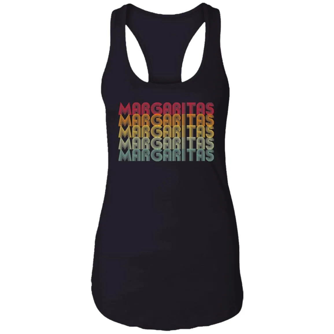 Margaritas - Margaritas - Margaritas... Classic Retro Drinking Partying Tank Top