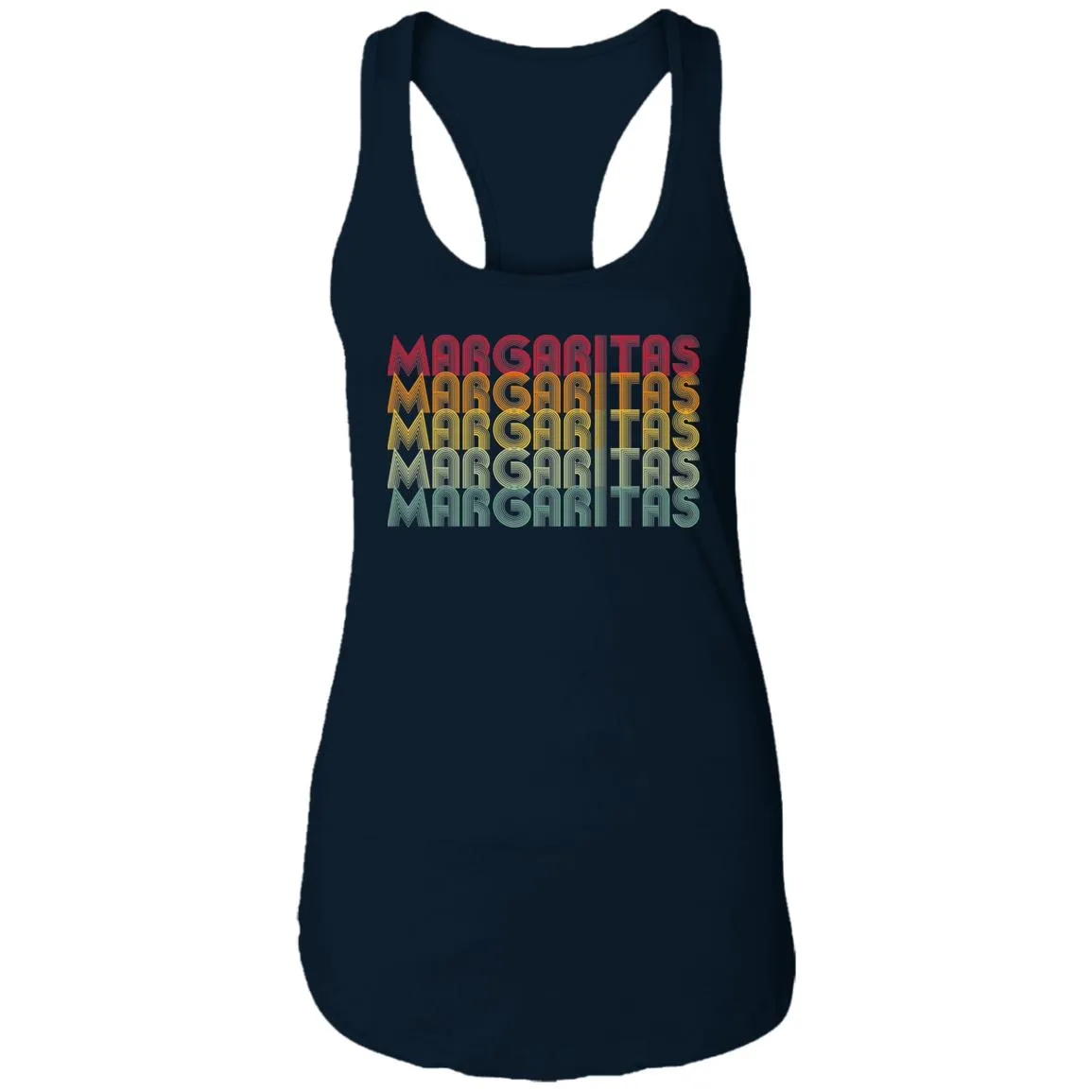 Margaritas - Margaritas - Margaritas... Classic Retro Drinking Partying Tank Top