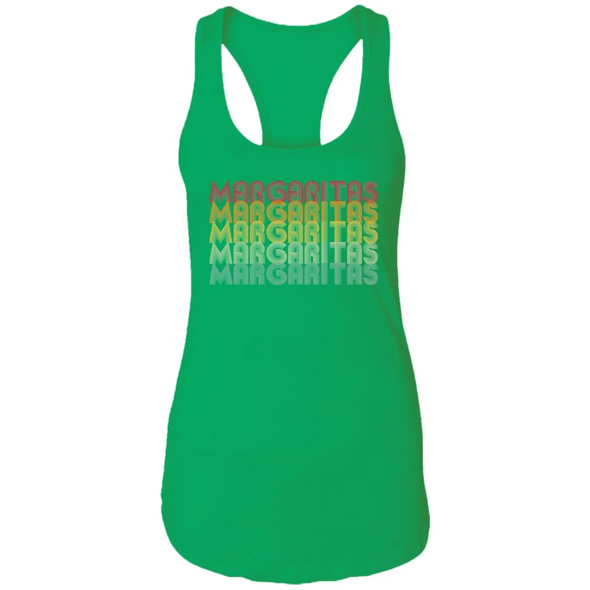 Margaritas - Margaritas - Margaritas... Classic Retro Drinking Partying Tank Top