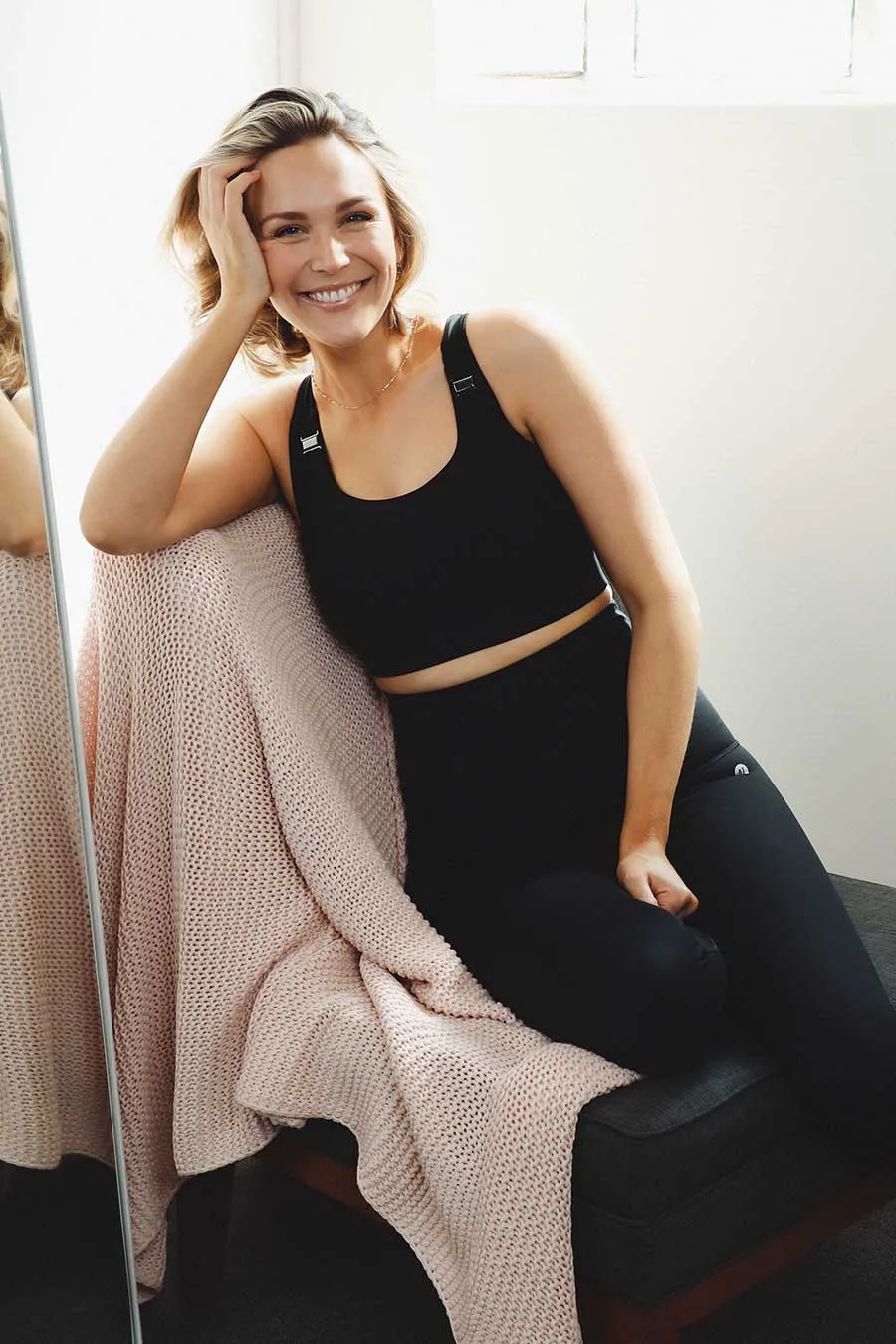 Maternity Sports Bra - Black