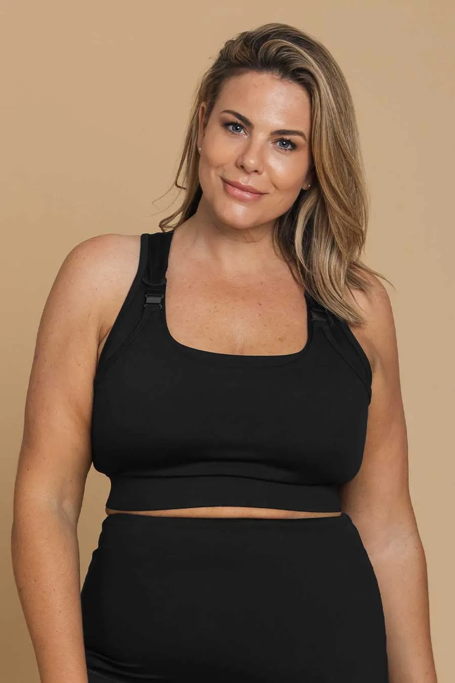 Maternity Sports Bra - Black