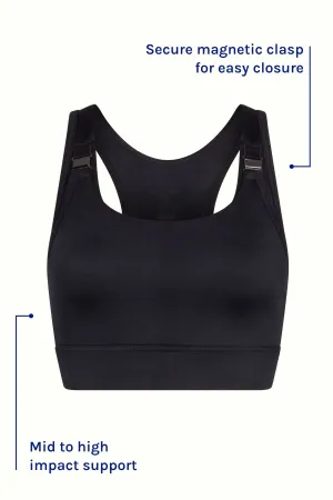 Maternity Sports Bra - Black
