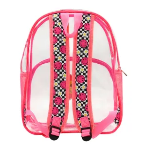 Mavi Bandz Varsity Clear Backpack- Pink