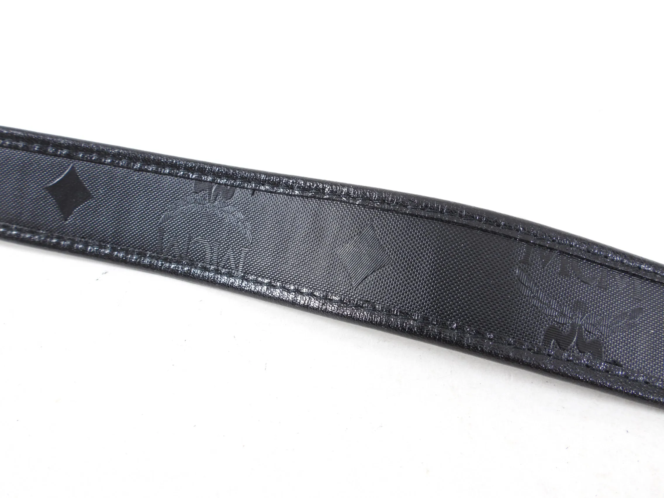 MCM Vintage Black Logo Belt - 80 / 32