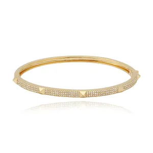 Medium Pave with Spikes Bangle