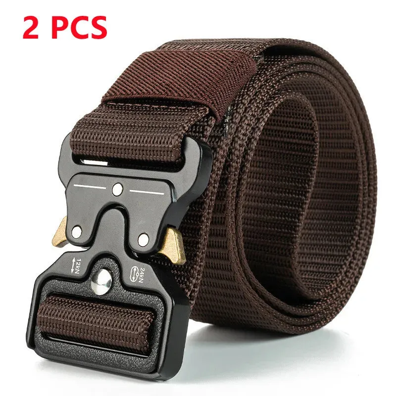 Men Belt Army Outdoor Hunting Tactical Multi Function Combat