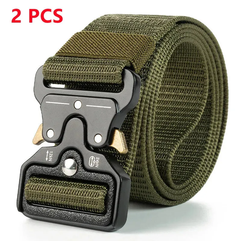 Men Belt Army Outdoor Hunting Tactical Multi Function Combat