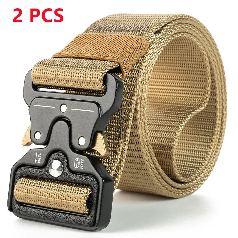 Men Belt Army Outdoor Hunting Tactical Multi Function Combat