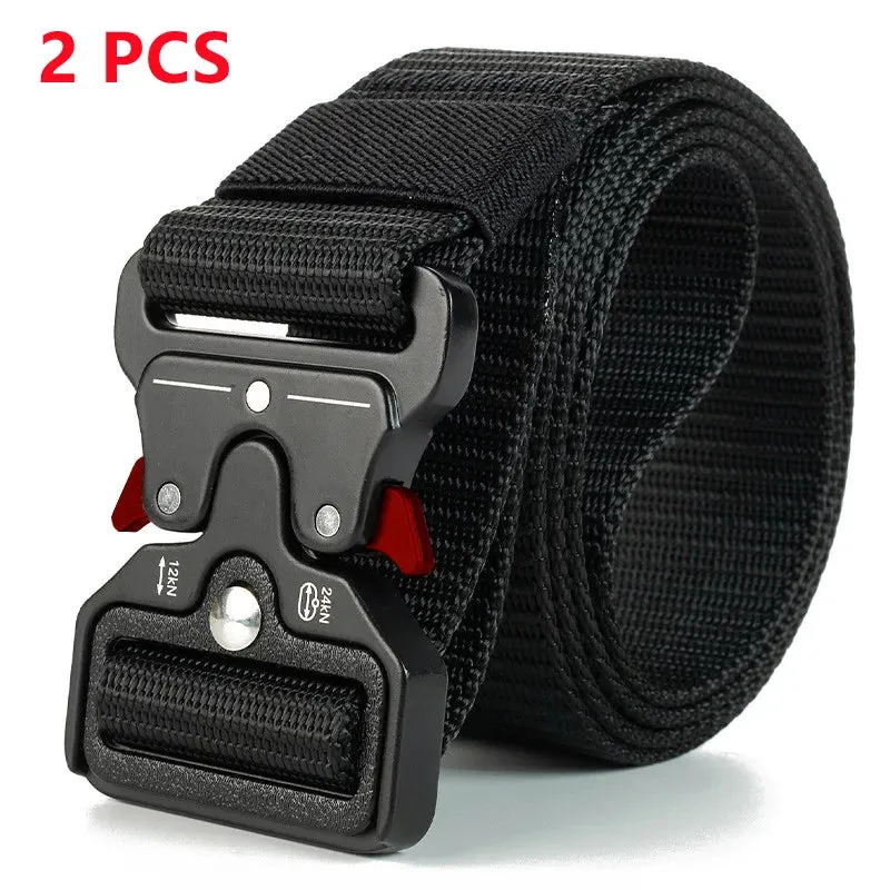 Men Belt Army Outdoor Hunting Tactical Multi Function Combat