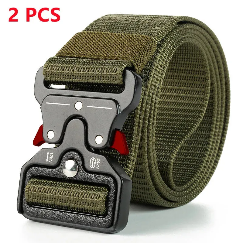 Men Belt Army Outdoor Hunting Tactical Multi Function Combat
