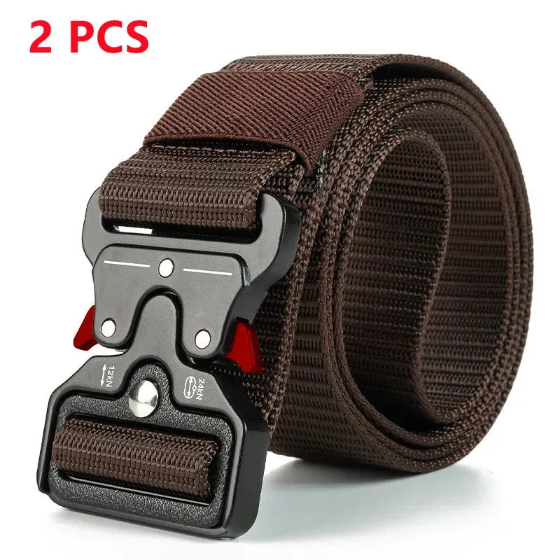 Men Belt Army Outdoor Hunting Tactical Multi Function Combat