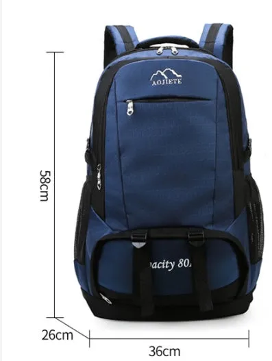 Men Double Shoulder Backpack