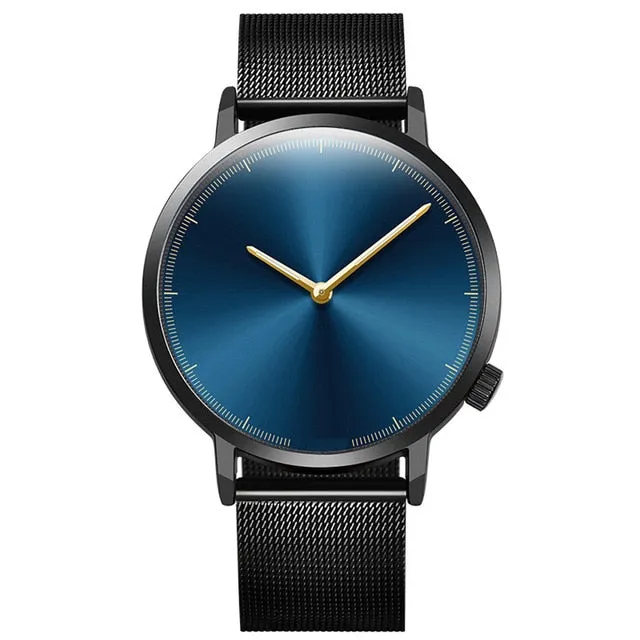 MEN Quartz Wrist Watch - Stainless Steel