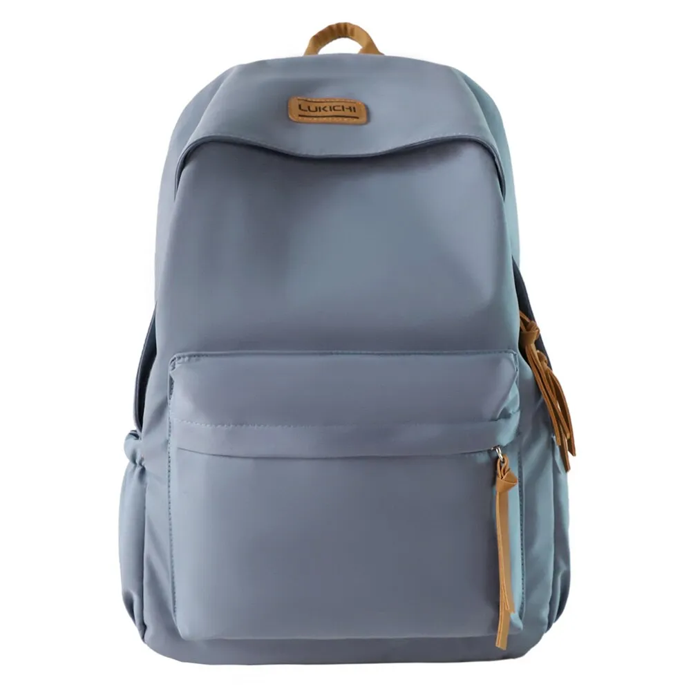 Men Women Harajuku School Backpack Female Male Cool Waterproof Travel Bag Girl Boy Solid Color Backpack Ladies Student Bags Cute