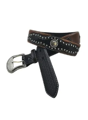 Men's Brown Belt with Dark Brown Accent