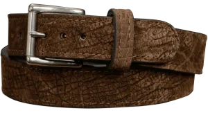 Men's Brown Hippopotamus Max Thickness Gun Belt