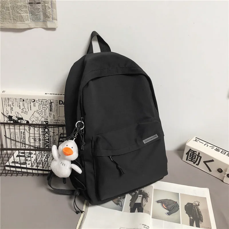 Men's Large Capacity Female Junior High College Backpacks