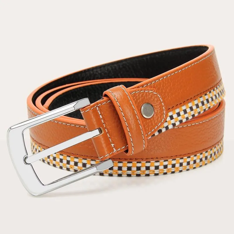 Men's Metal Plated Designer Belt