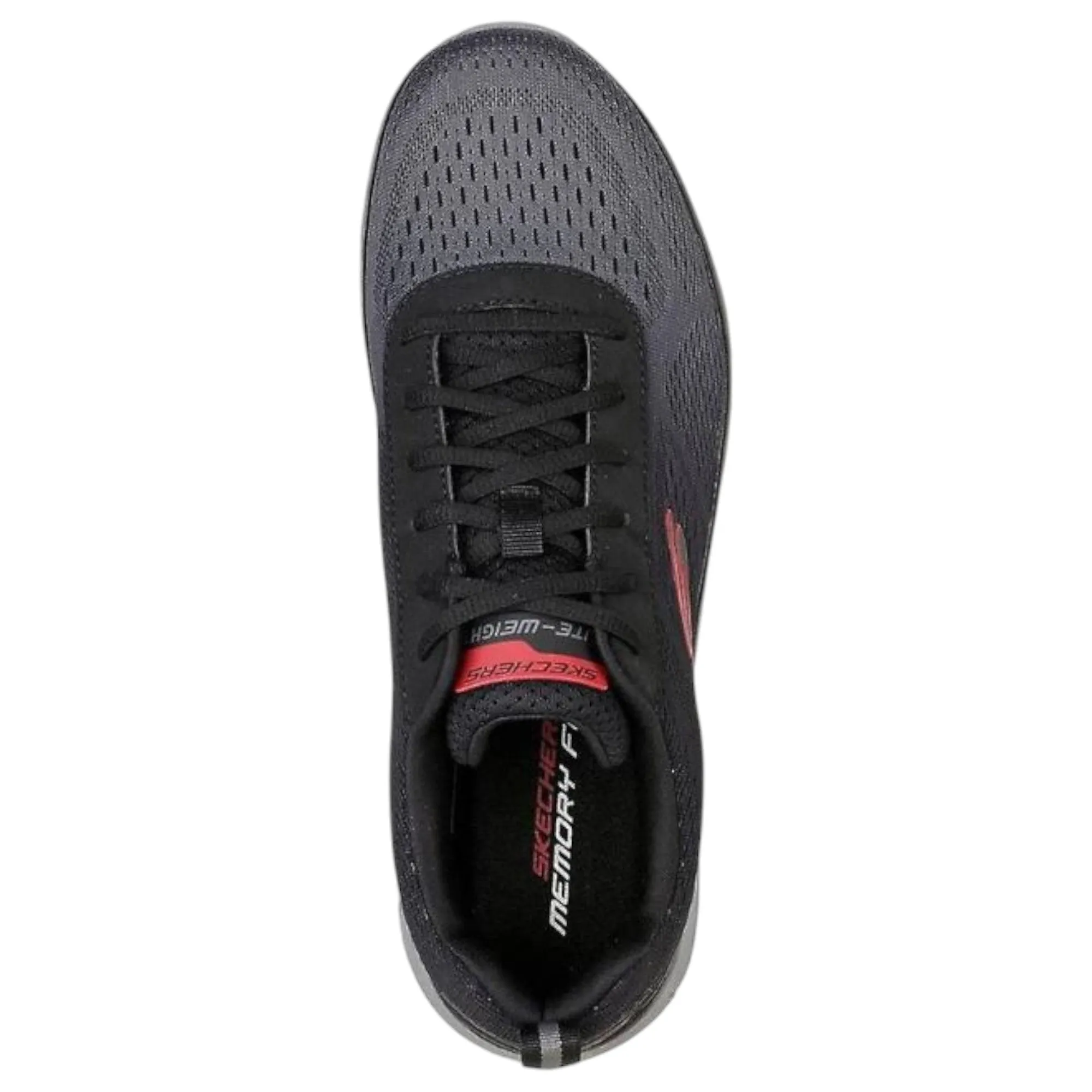 Mens Skechers Track Ripkent Black/ Charcoal Lace Up Athletic Shoes