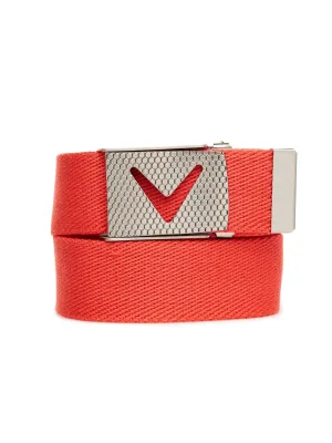 Mens Webbed Chev Belt
