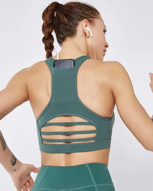 Mesh Cut Back Sports Bras