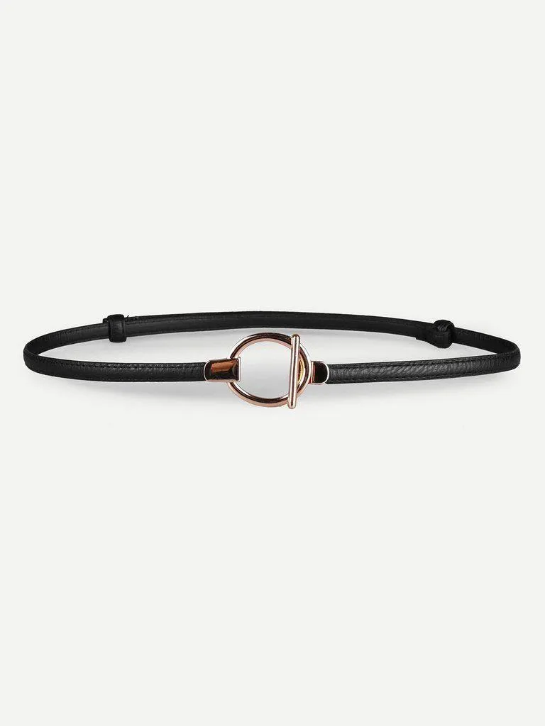 Metal Buckle Skinny Buckle
