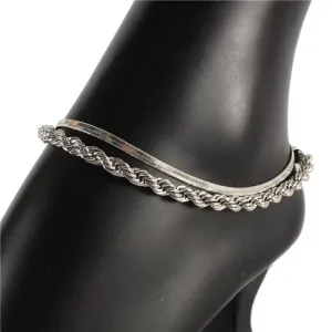 Metal  Twisted Anklet