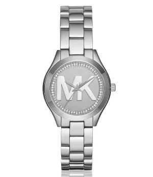Michael Kors MK3548 - Mini Slim Runway Silver Dial Ladies Watch