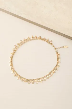 Midnight Dancer 18k Gold Plated Anklet