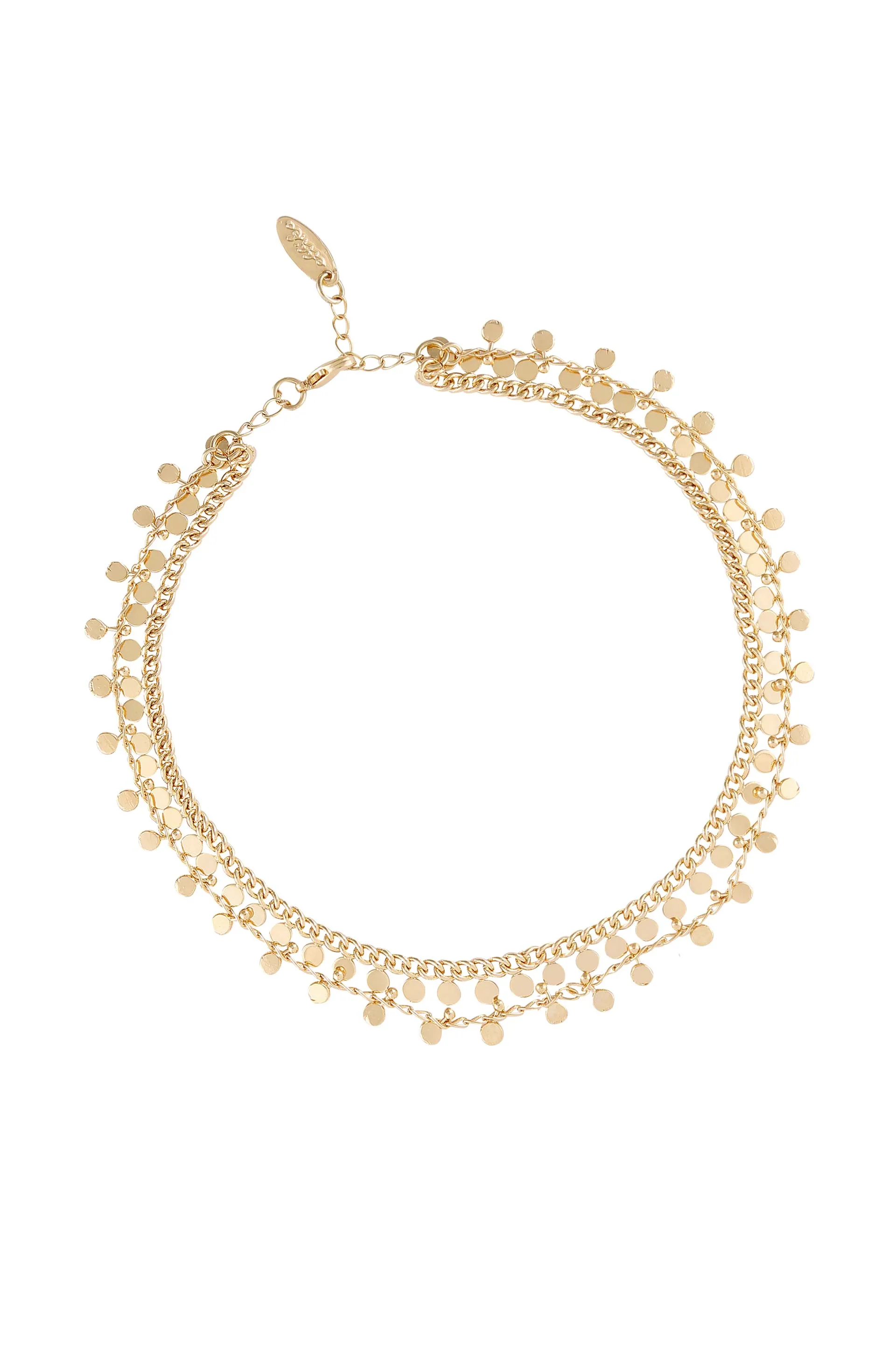 Midnight Dancer 18k Gold Plated Anklet