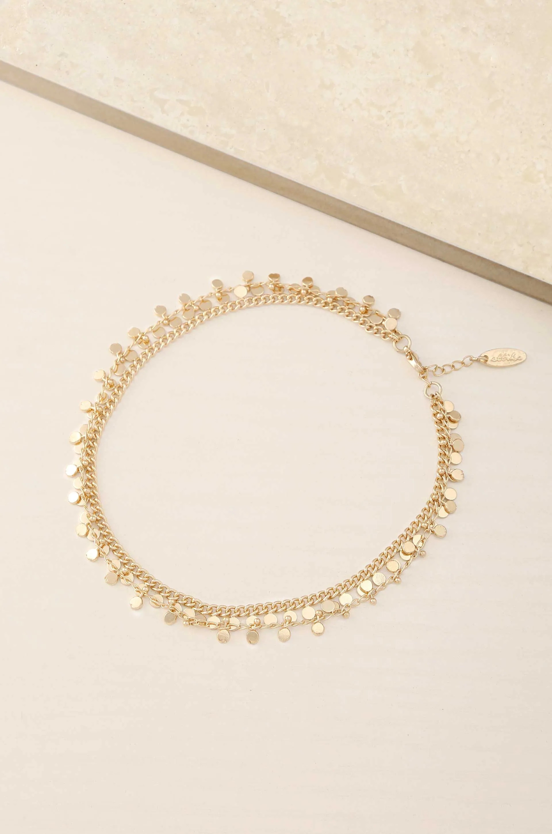 Midnight Dancer 18k Gold Plated Anklet