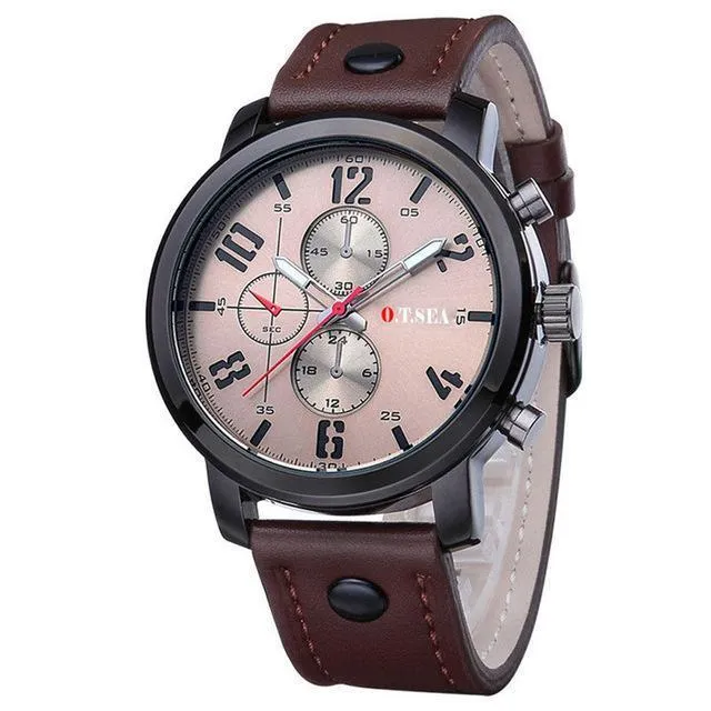 Military Style Quartz Analog Wristwatch