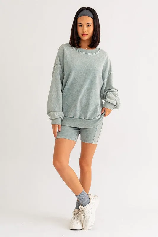 MINERAL oversized pullover