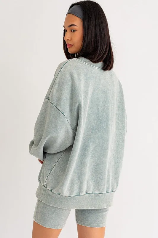 MINERAL oversized pullover