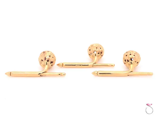 Ming's Hawaii Button Enhancers In 14K Yellow Gold, Set of 3