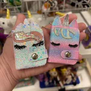 Mini Sparkly Friends Keychain Journals