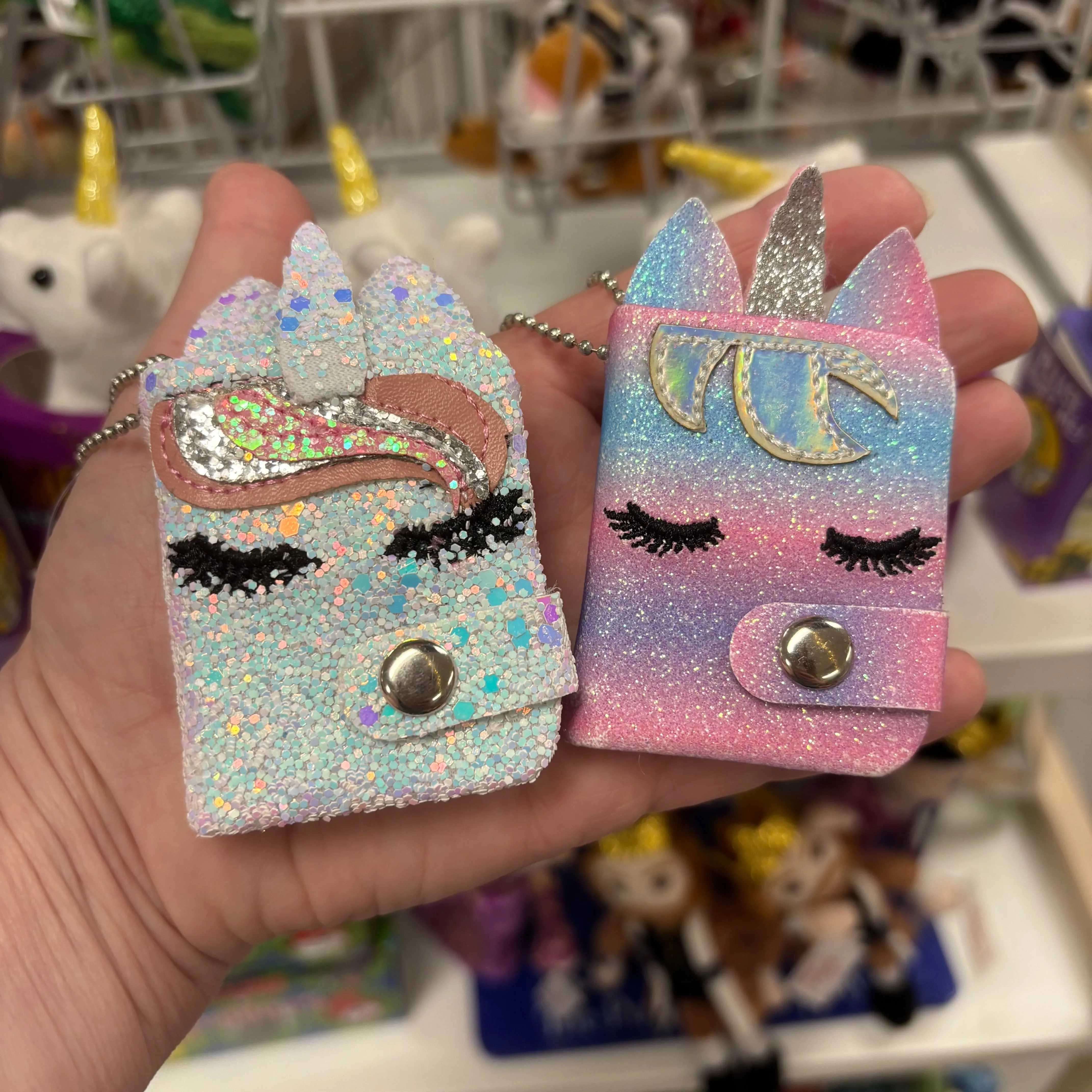 Mini Sparkly Friends Keychain Journals