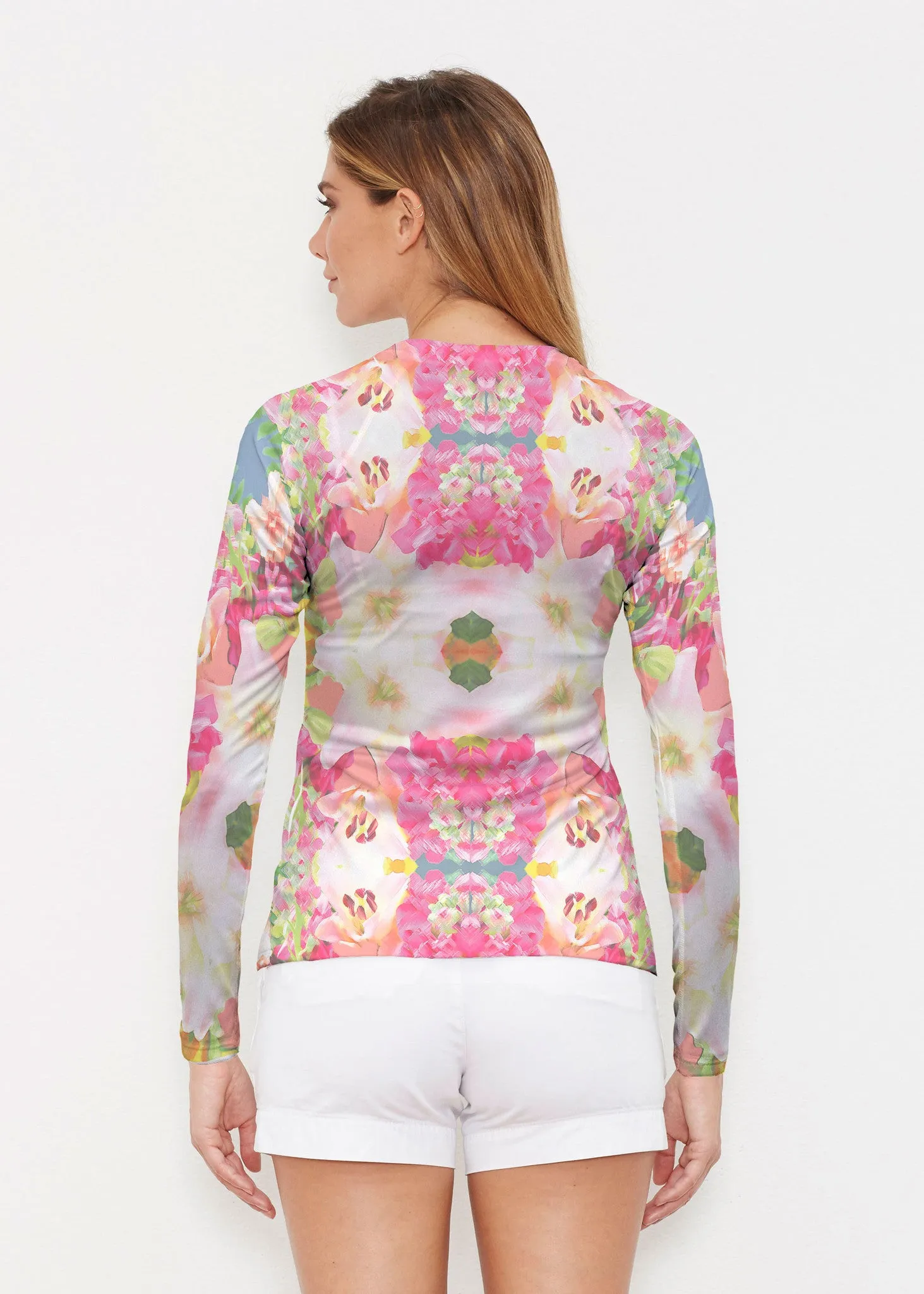 Mirage Pink (13140) ~ Long Sleeve Rash Guard