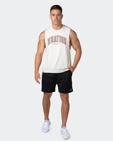 MNation Varsity Drop Arm Tank - Dew
