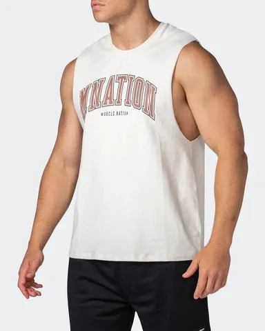 MNation Varsity Drop Arm Tank - Dew