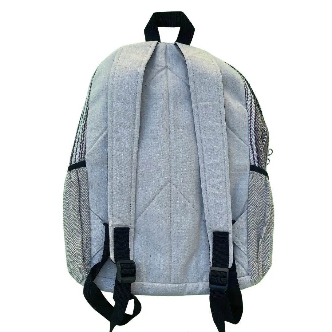 Multi-Color Hemp Backpack - Pure Himalayan Hemp (THC Free)