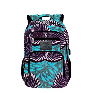 Multi colors Ankara backpacks