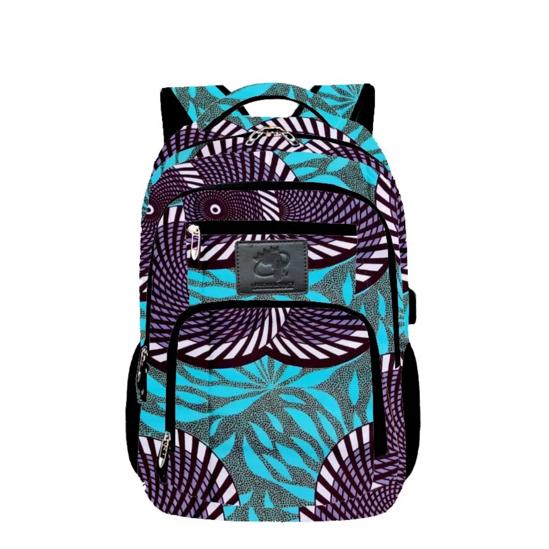 Multi colors Ankara backpacks