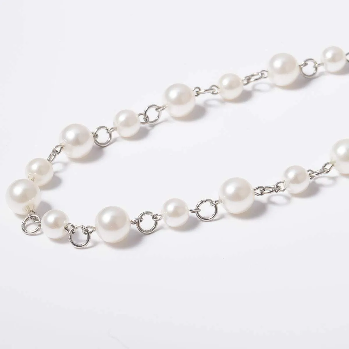 Multi-layer Natural Pearl Bead Sash - Baroque Style Pearl Waist Chain - Ivory Pearl Waist Belt - Trendy Pearl Wedding Belly Chain