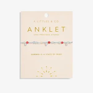 Multi Stone Anklet