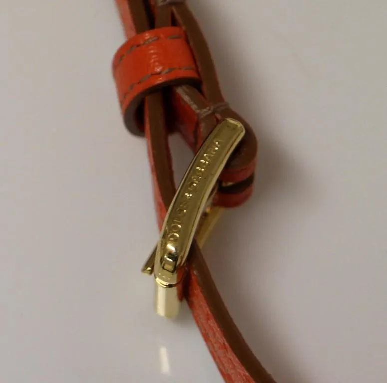 Multicolor Leather Metal Plastic Logo Belt